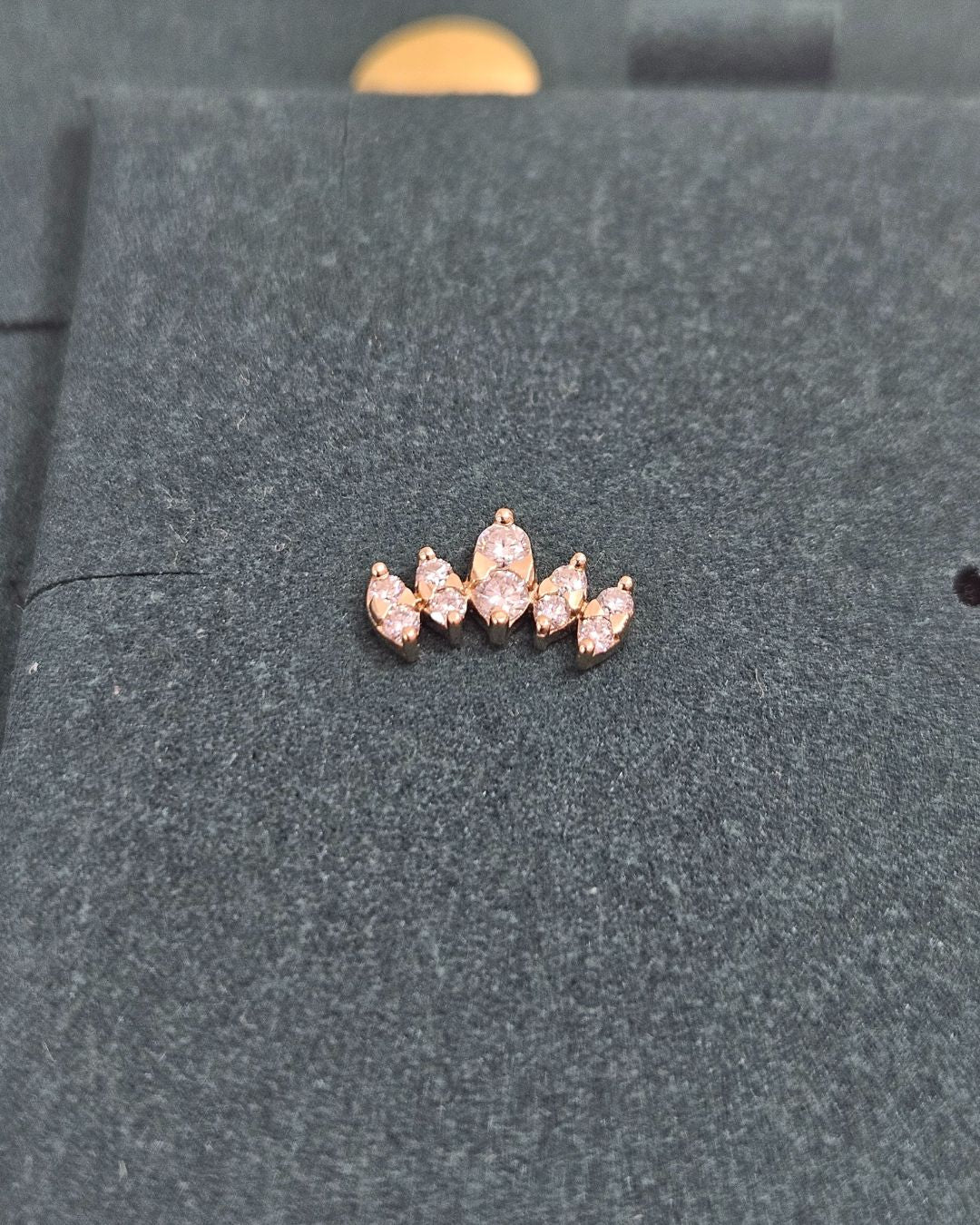 Lotus Cluster Helix Piercing Earring