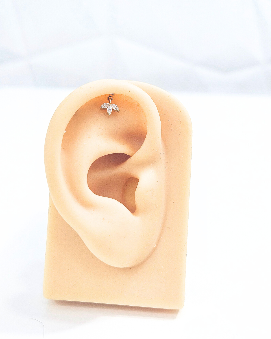 Three Petal Dangler Bugadi Piercing Earring