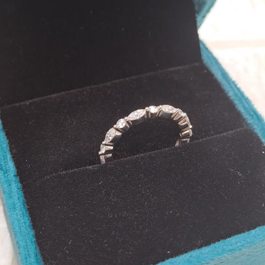Eira Three Fourth Eternity Band 0.96 CT by Vai Ra
