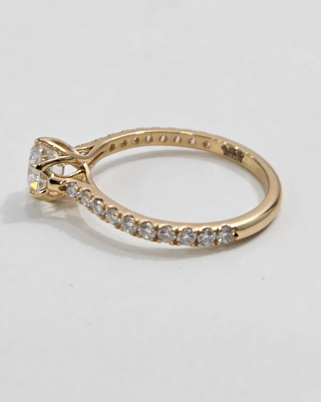 Minnal Old European Cut 1.37 CT by Vai Ra in Moissanite and Lab Diamond