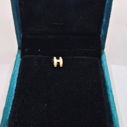 Personalized Alphabet Pedant in Moissanite and Lab Diamond by Vai Ra