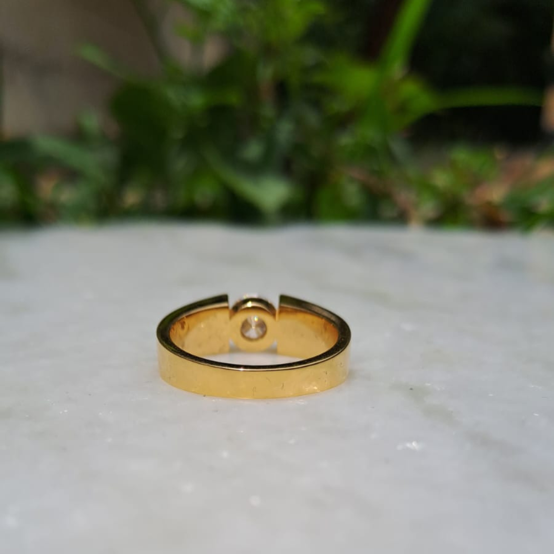 Chyron Diamond Solitaire Ring by Vai Ra 