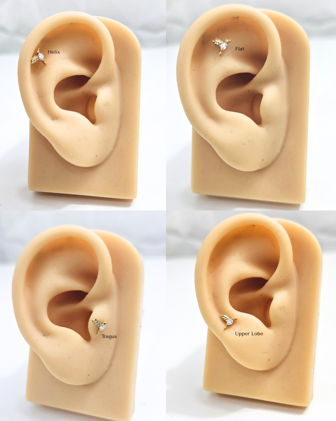 Humming Bird Helix Piercing Earrings