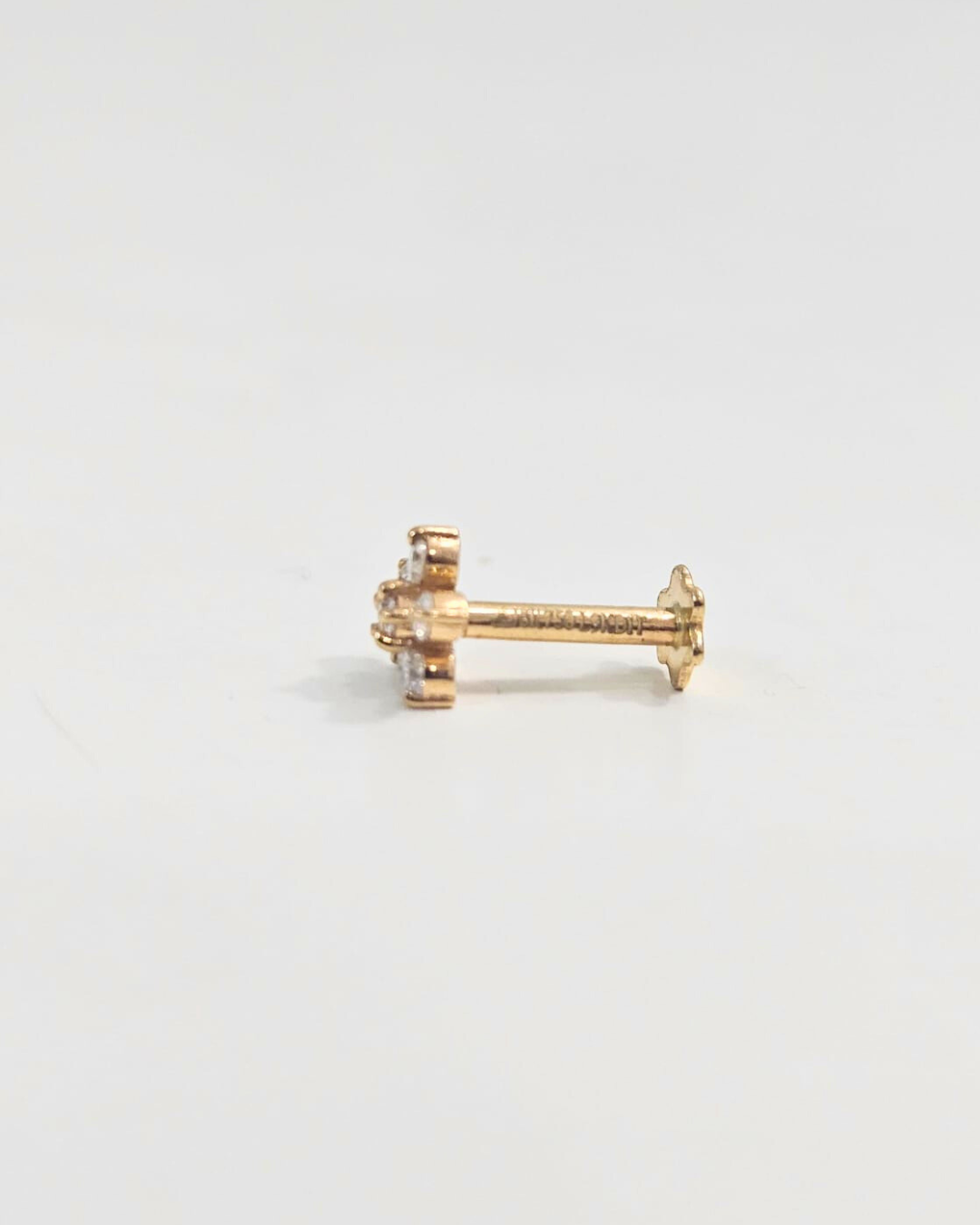 Sorrel Flower Studs in Gold by Vai Ra