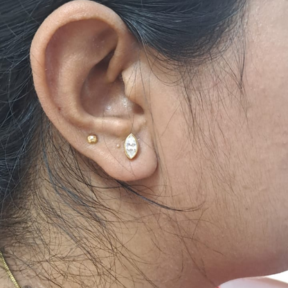 Marquise Set with Earrings and Pendant by Vai RA in Moissanite and Lab Diamond