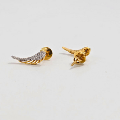 Nyla Earrings in Moissanite by Vai Ra