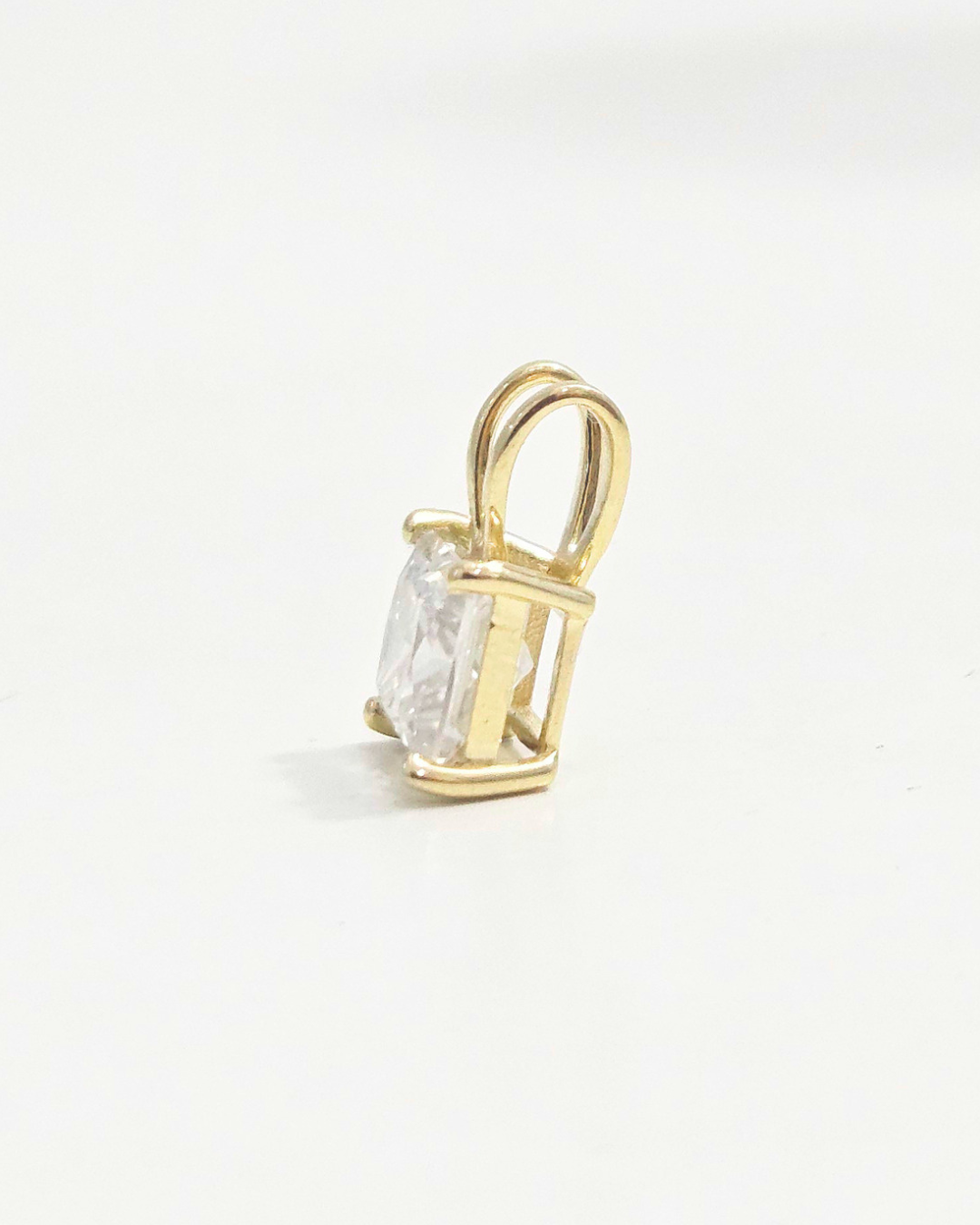 Reva 2 CT Princess Cut Pendant in Moissanite or Lab Diamond by Vai Ra