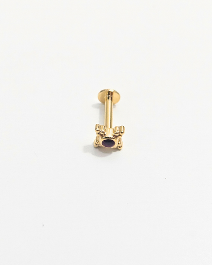 Manikya Ruby Helix Earring and Nosepin
