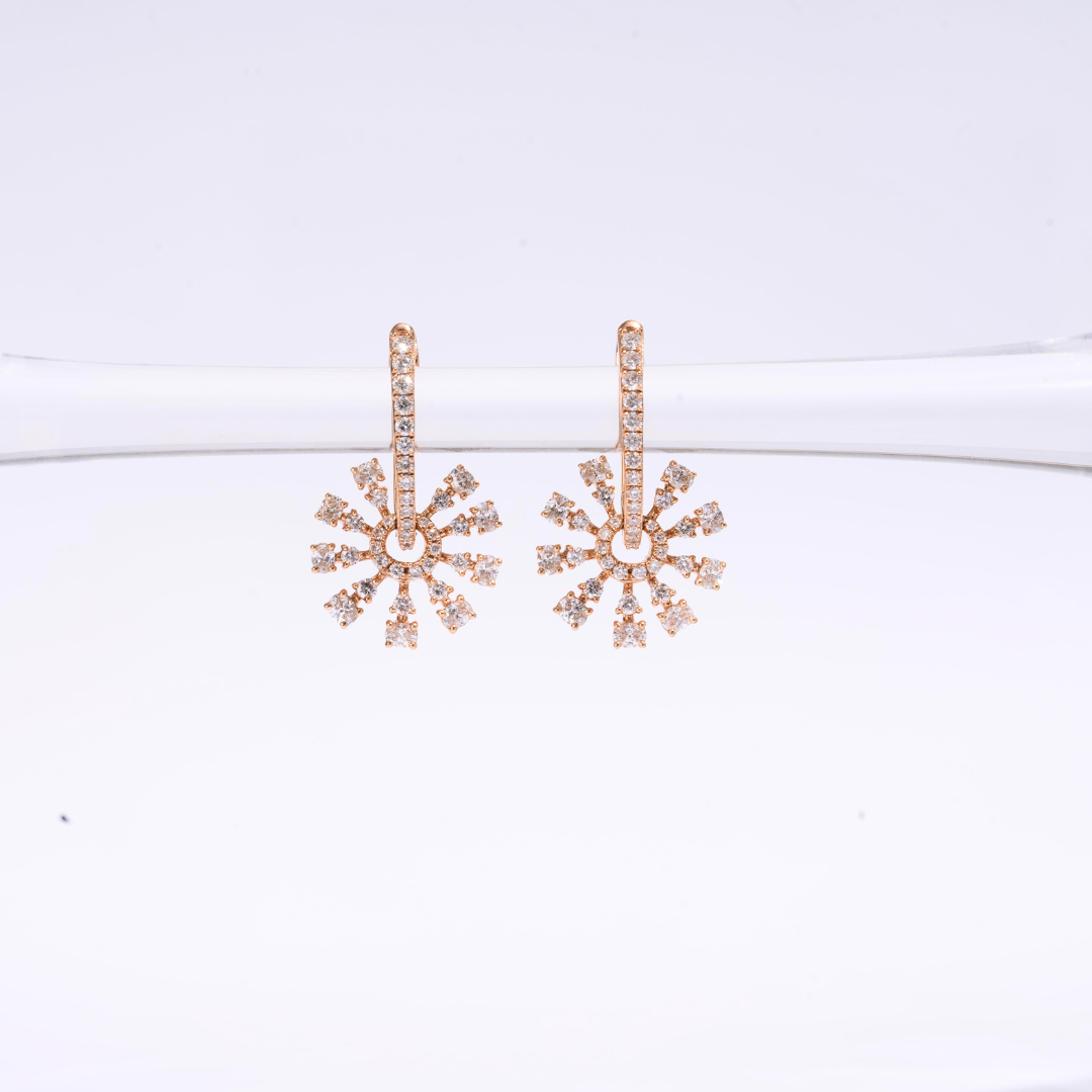 Urvi Earring lab diamond moisannite by Vai Ra