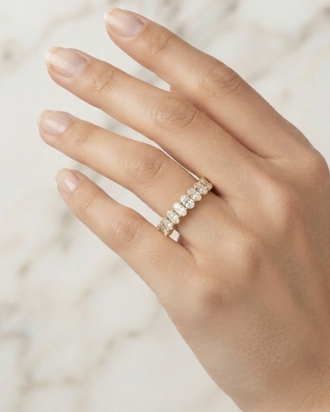 Oval eternity band (4.1 CT)