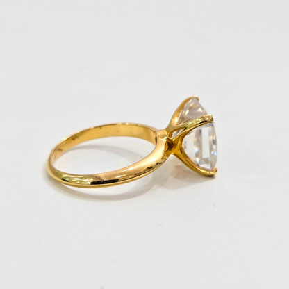Anvi Statement Ring in Moissanite by Vai Ra