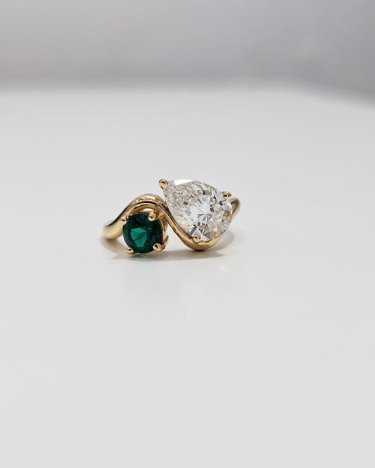 Pranaya Toi Et Moi Ring by Vai Ra