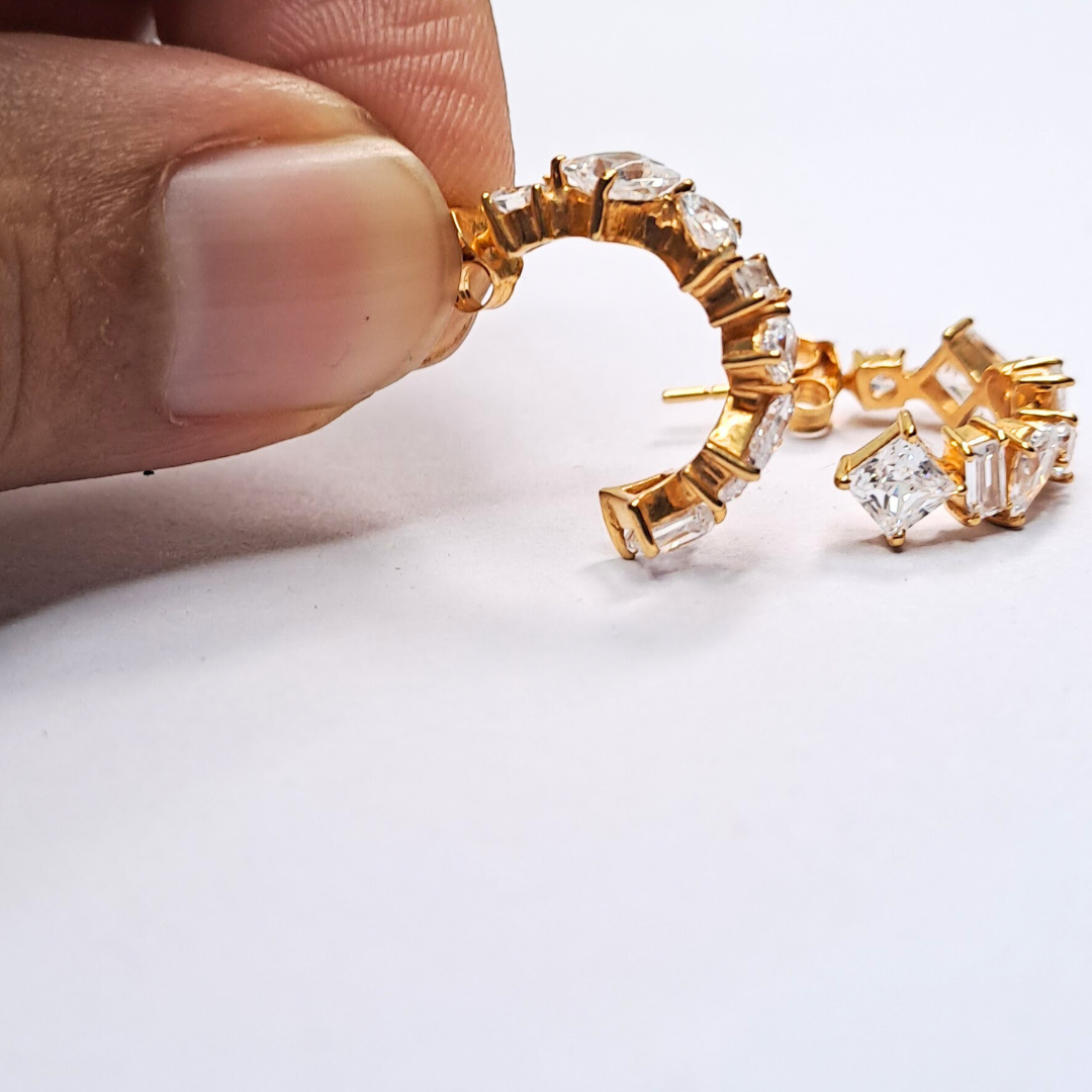 Tiya Hoops (2.8CT)