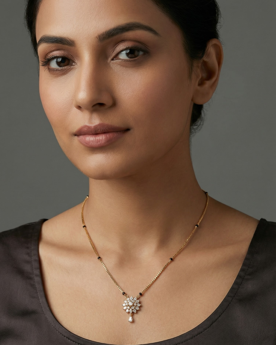 Nitya Mangalsura in Moissanite and Lab Diamond by Vai Ra