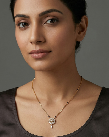 Nitya Mangalsura in Moissanite and Lab Diamond by Vai Ra