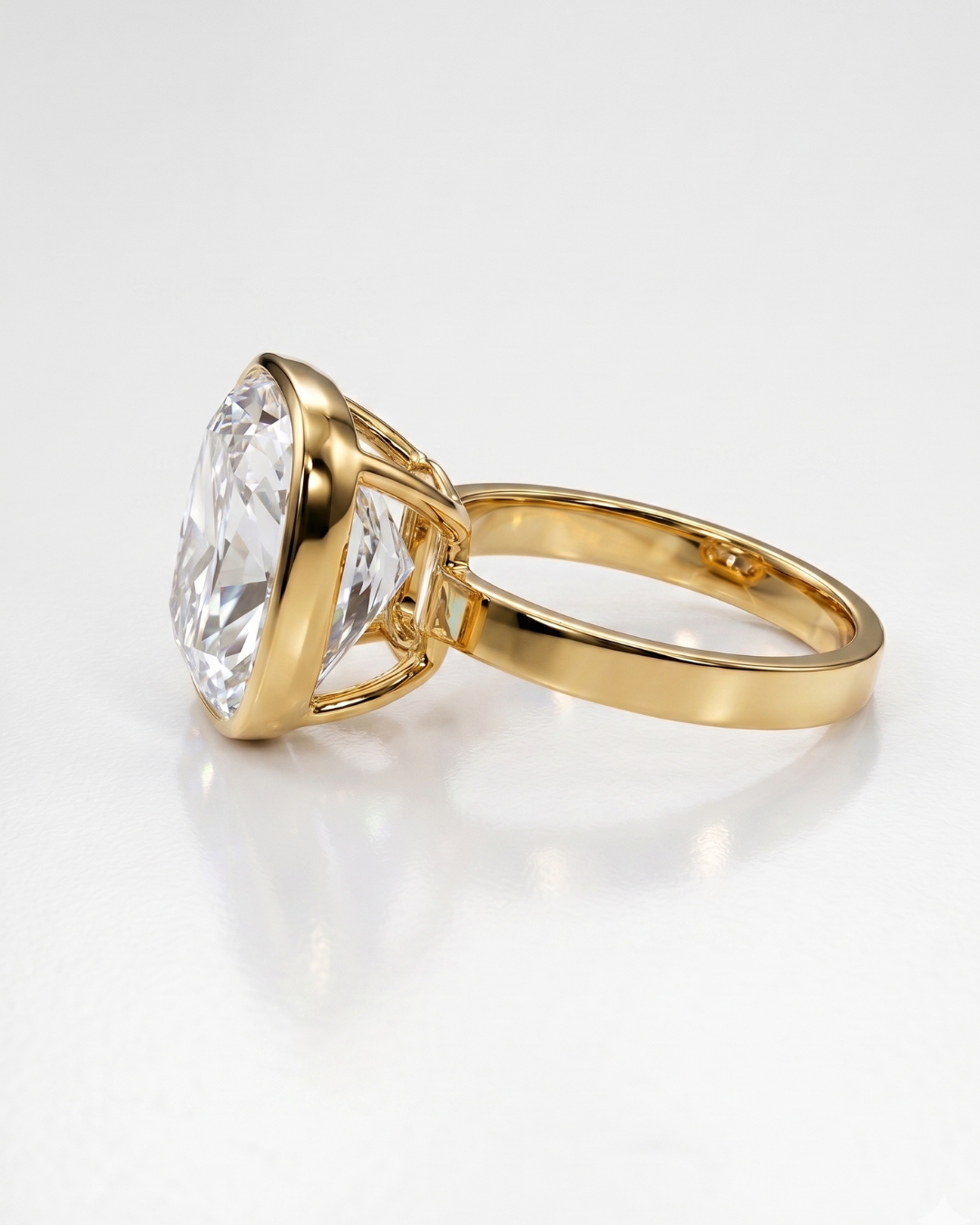 Arvine Statement Ring 10 CT by Vai Ra in Old Miner Cut