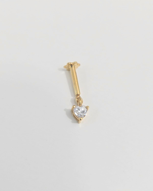 Heart Bugadi Earring by Vai Ra