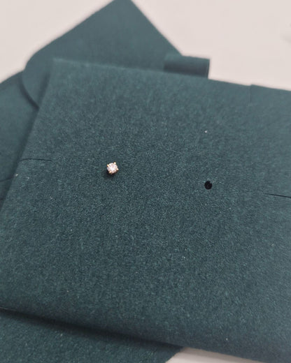 Tiny Round Stud Piercing Earrings and Nosepin