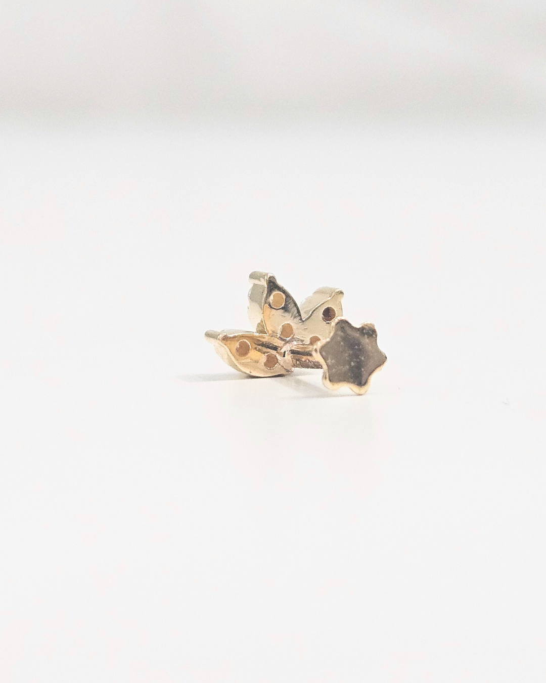 Three Petals Cluster Piercing Earring