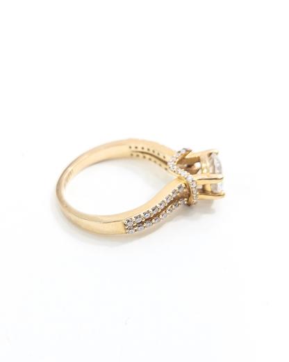 Livia Solitaire Ring - 1.31ct in 18kt Gold