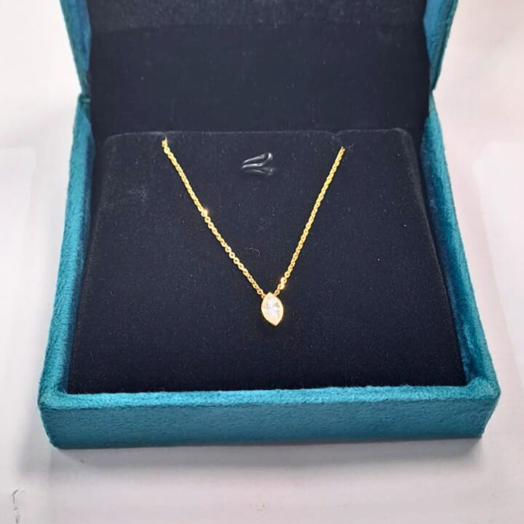 Vesica Marquise diamond set by Vai Ra