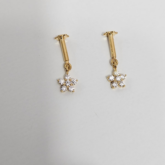Flower Bugadi - in Diamond and Moissanite by Vai Ra