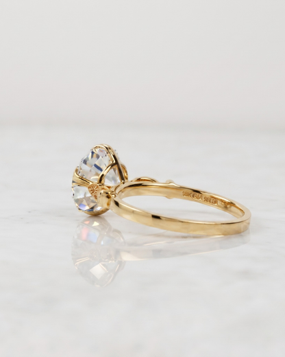 Asscher Solitaire Ring