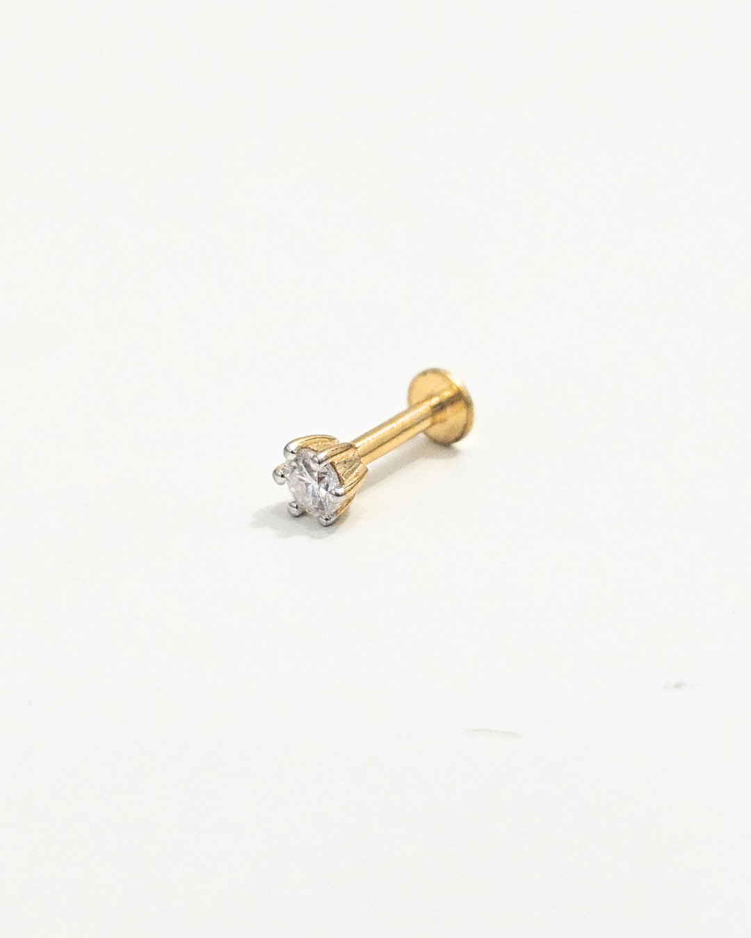 Round Stud Piercing Earrings and Nosepin - 3mm