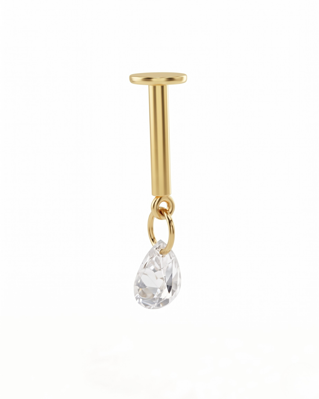Floating Pear - Piercing Earring