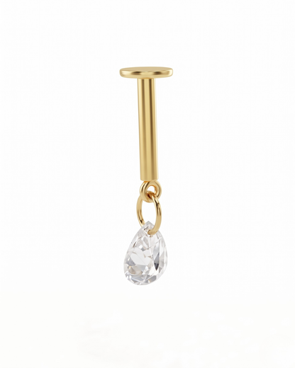 Floating Pear - Piercing Earring