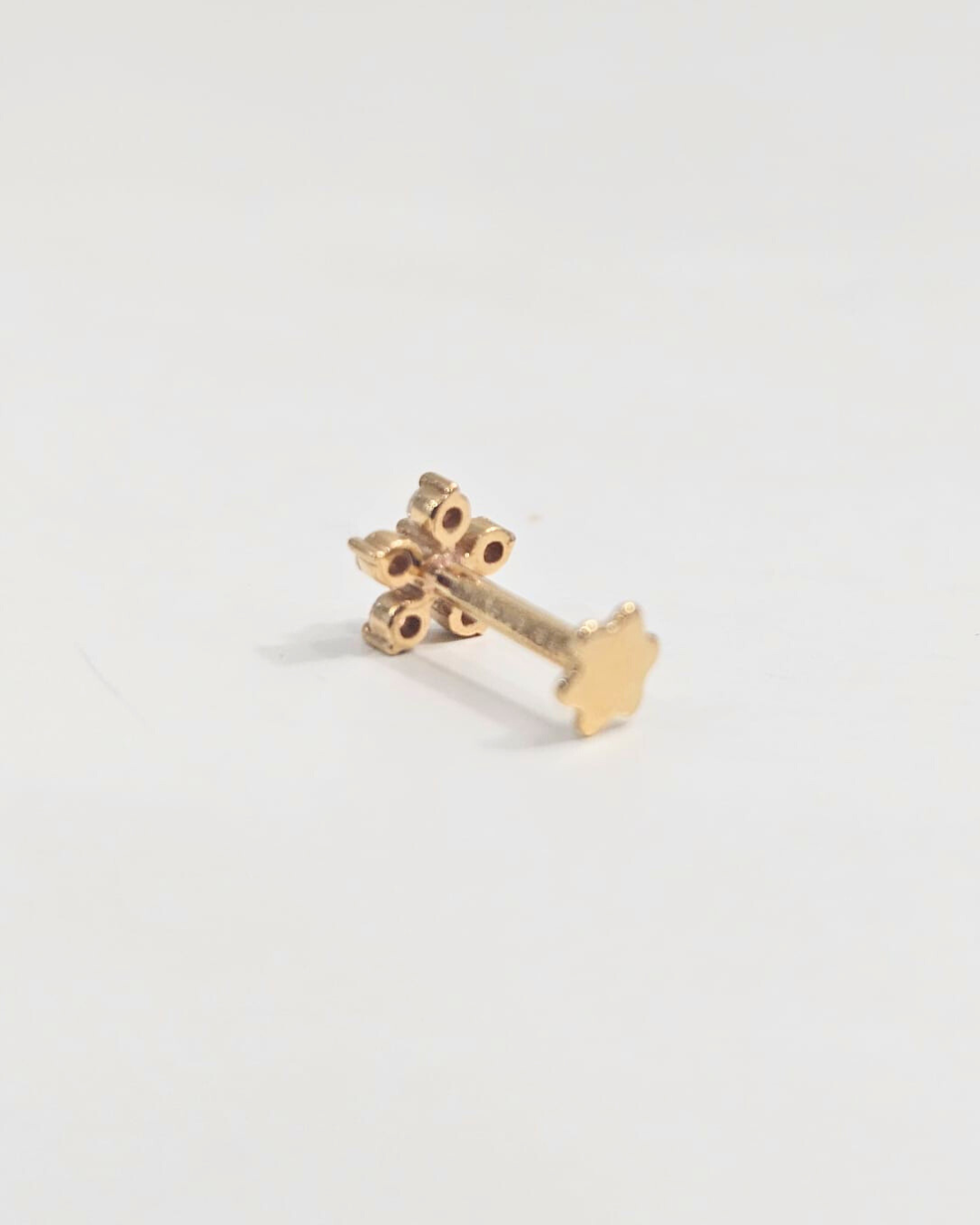 Sorrel Flower Studs in Gold by Vai Ra