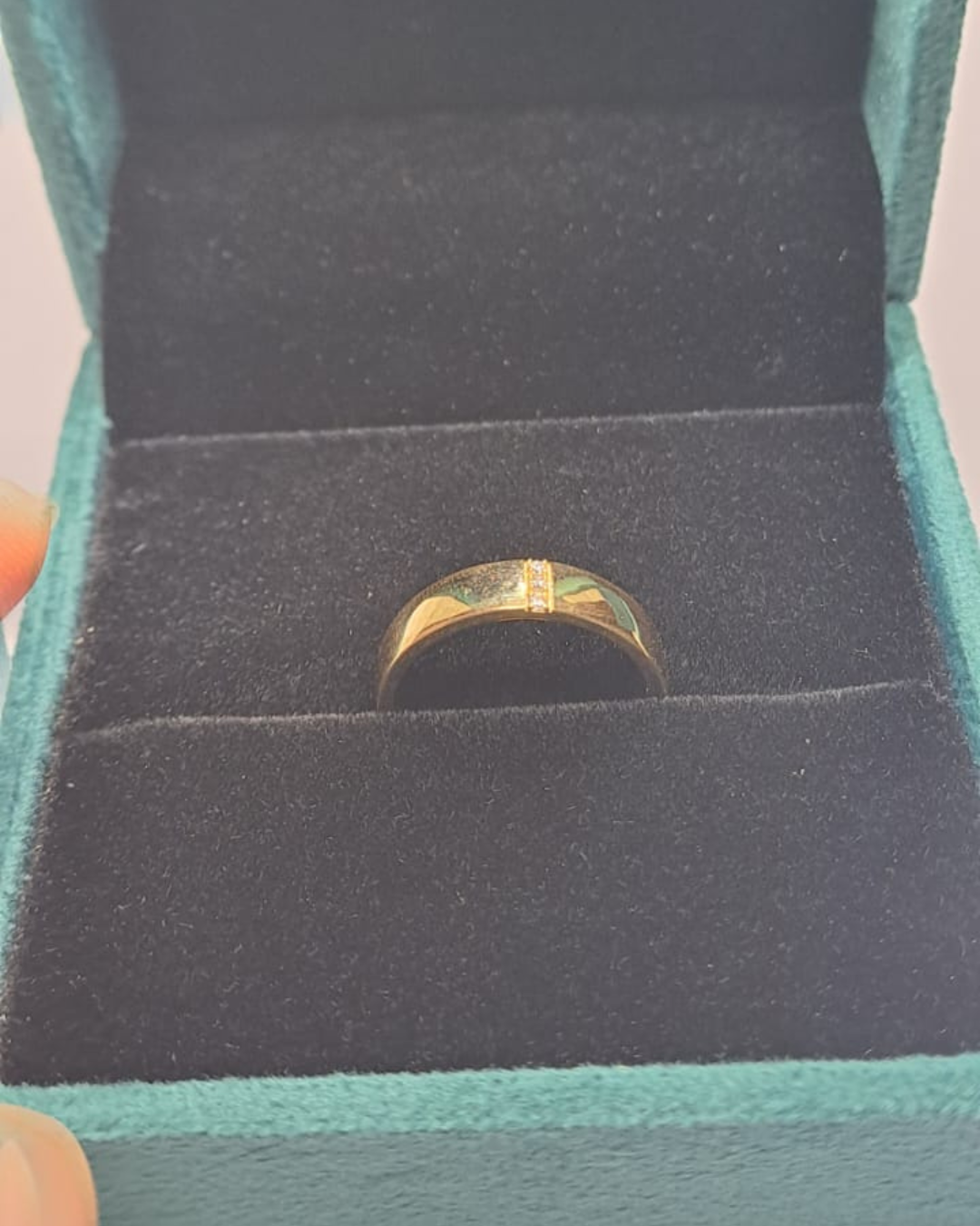 Ursa Men's Band in Moissanite and Diamond by Vai Ra
