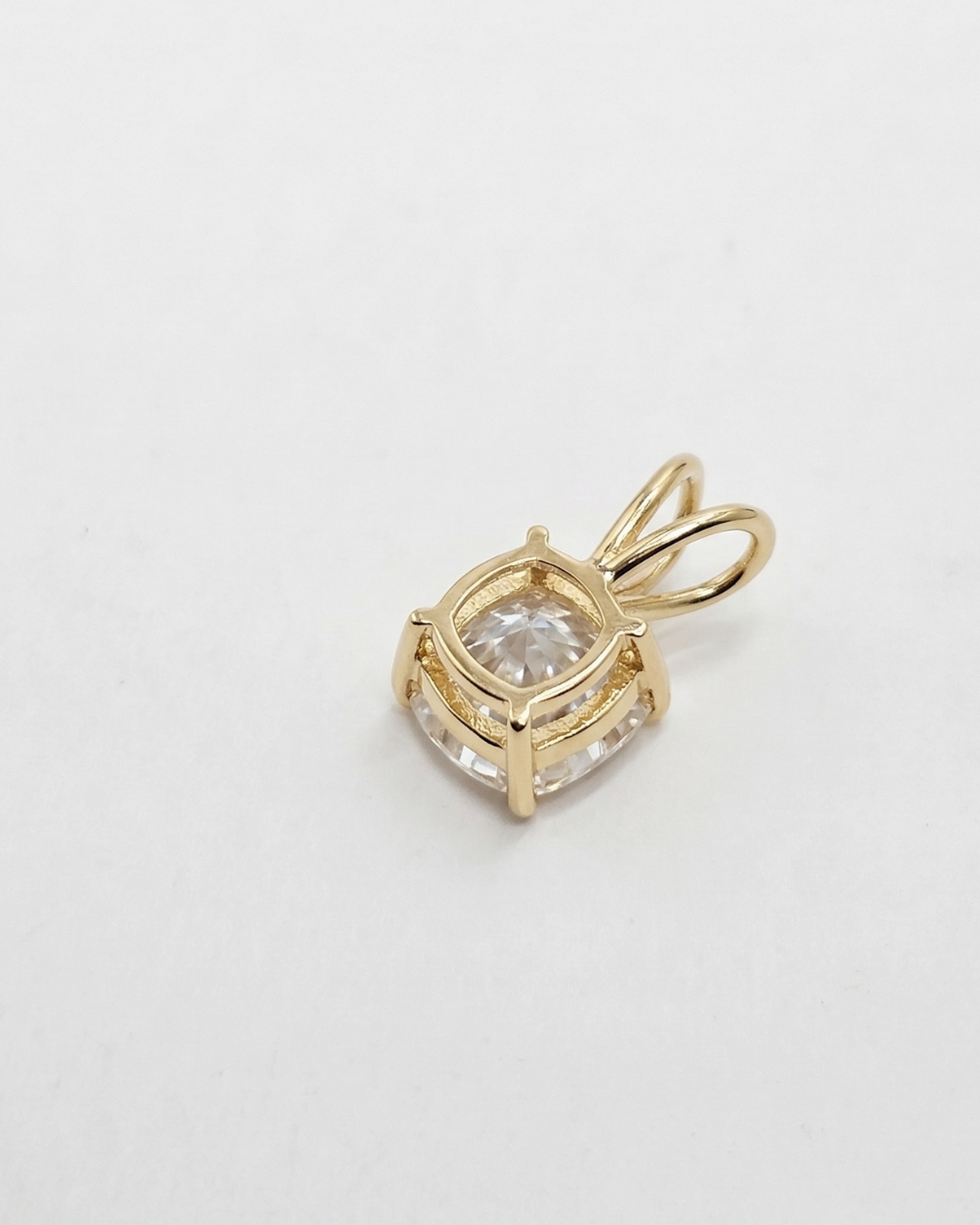 2 CT Cushion cut pendant by Vai Ra