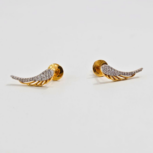Nyla Earrings in Moissanite by Vai Ra