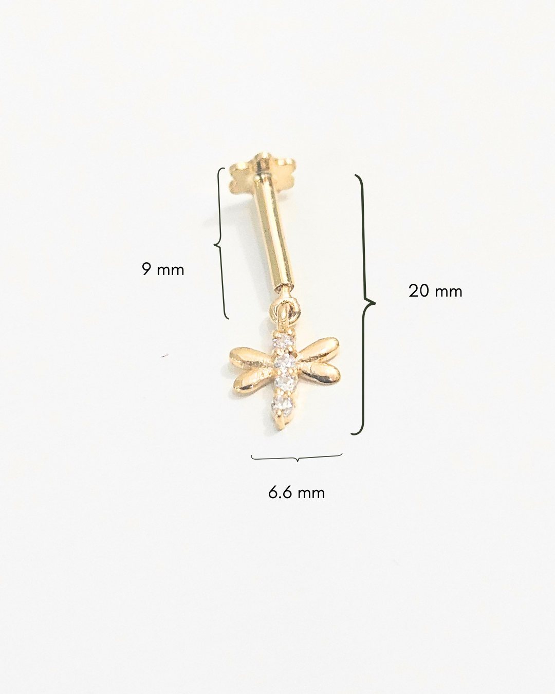 Dragon Fly Moissanite Bugadi by Vai Ra