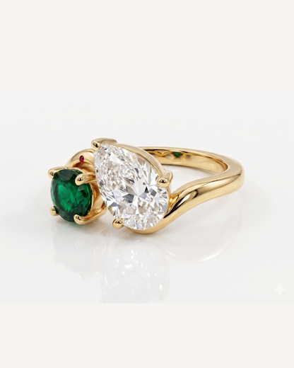 Pranaya Toi Et Moi Ring by Vai Ra