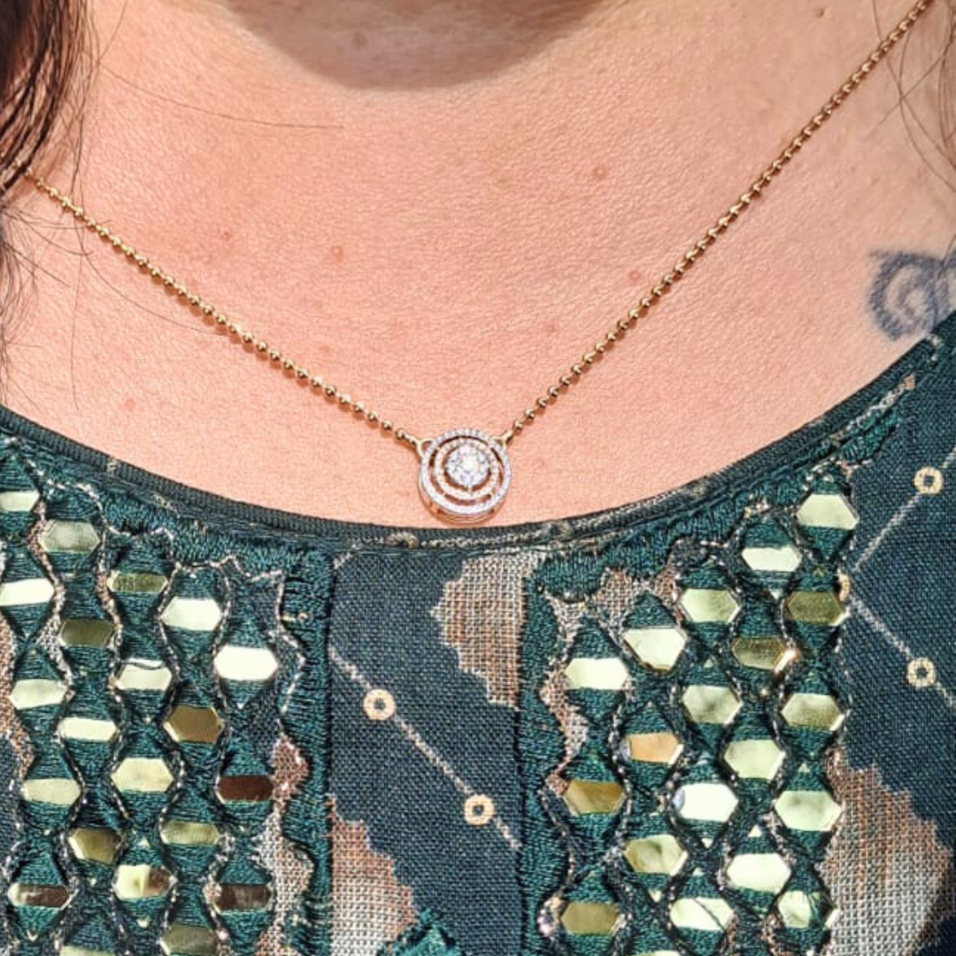 Zyra Pendant with Chain by Vai Ra