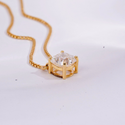 Elongated Cushion Pendant - 1.78 CT Crushed Ice