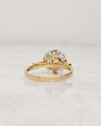 Asscher Solitaire Ring
