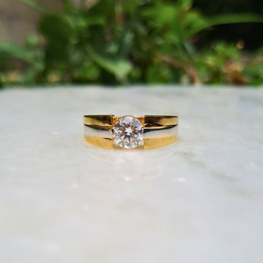 Chyron Diamond Solitaire Ring by Vai Ra 