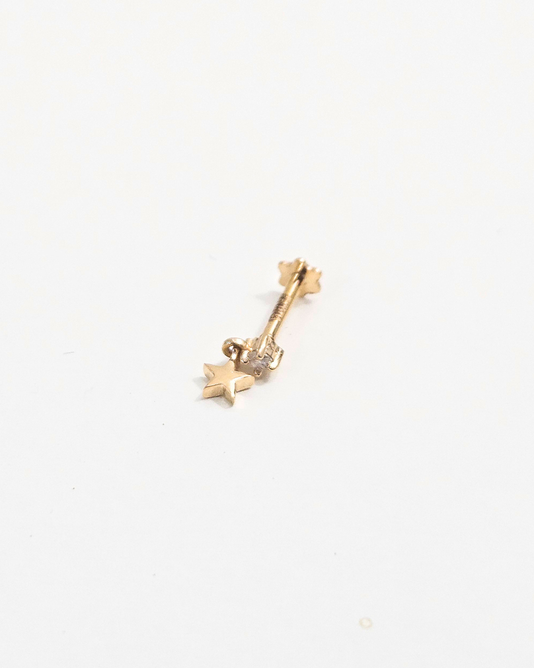 Star Drop Helix Moissanite Piercing earring by Vai Ra