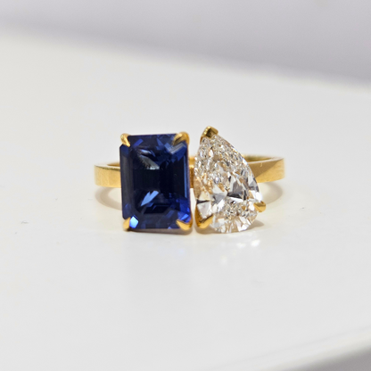 Shyama Toi Et Moi Ring (Blue Sapphire)