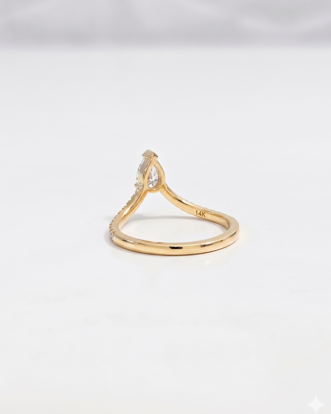 Valari Vanki Ring in 0.59 CT Lab Diamond or Moissanite by Vai Ra