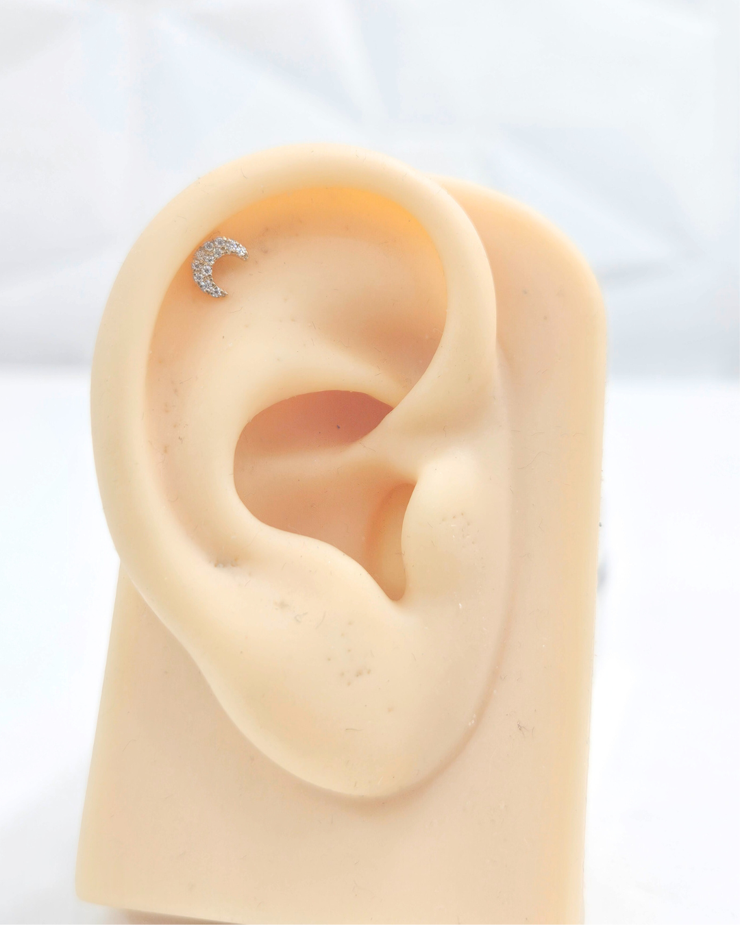 Moon Helix Piercing Earring and Nosepin