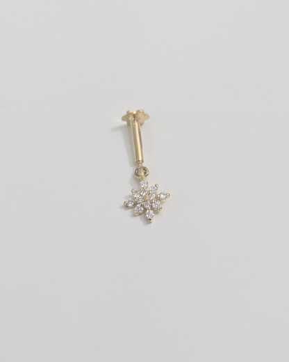 Cosmos Diamond Bugadi - Helix Piercing Earring