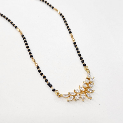Parna Mangalustra in Moissanite and Diamond by Vai Ra