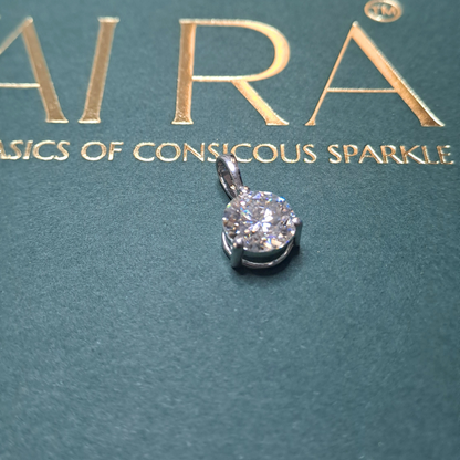 Aurora Round Solitaire Pendant (0.5 - 5 CT)