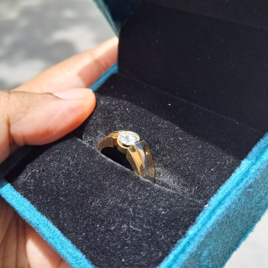 Chyron Diamond Solitaire Ring by Vai Ra 