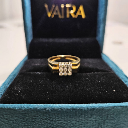 Vertex Men's Band in Diamond and Moissanite by Vai Ra