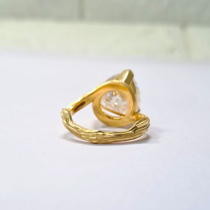 Arkaa 12 CT Trillion Ring in Moissanite by Vai RA